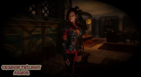 Crimson Twilight Armor / Комплект "Багровые сумерки" для TES V: Skyrim