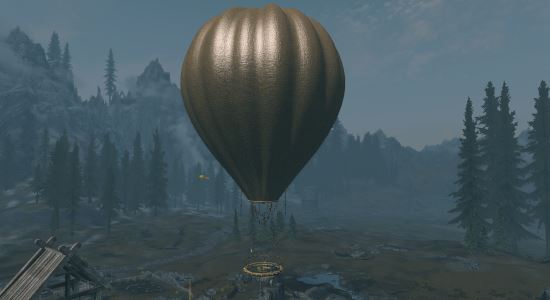 Воздушный шар (с физикой Havok) для TES V: Skyrim