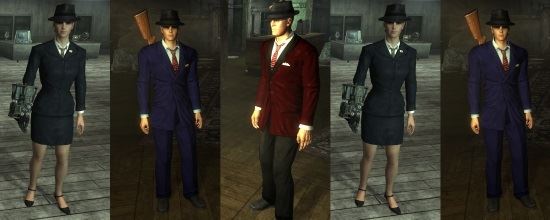 Профессиональные Костюмы / Moraelin Professionals Suits для Fallout: New Vegas
