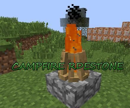 Camp Fire Redstone для Minecraft 1.8