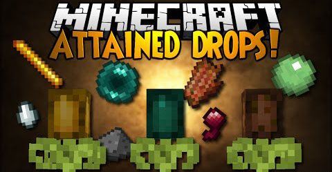 Attained Drops - Выращивание ингредиентов мод для Minecraft 1.7.10