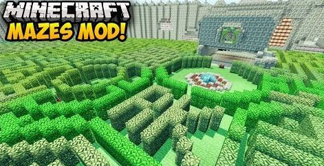 The Maze - Мод на генерацию лабиринтов для Minecraft 1.7.10