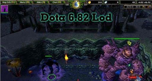 DotA v6.82b LoD v1a для Warcraft 3