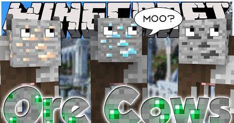 Ore Cow - Коровы из руды мод для Minecraft 1.7.10