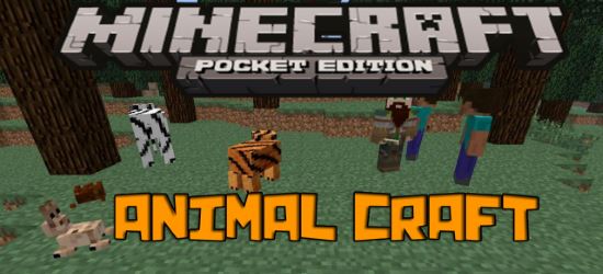Animal craft - Новые животные мод для Minecraft PE 0.10.0/0.9.5