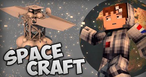 Spacecraft - Полёт на Луну мод для Minecraft 1.7.10