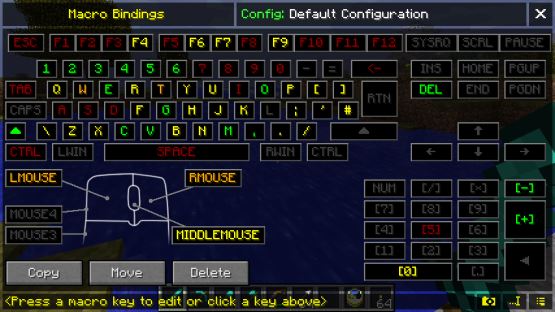 Мод Macro/Keybind - Бинд кнопок мод для Minecraft 1.8/1.7.10/1.7.2/1.6.4/1.5.2