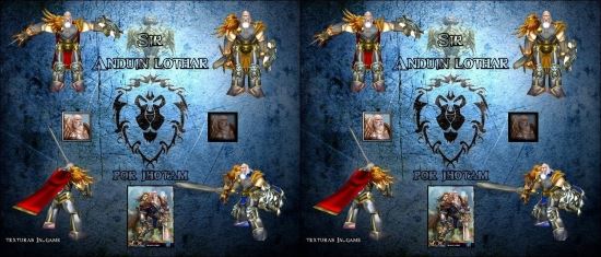 Sir Anduin Lothar для Warcraft 3