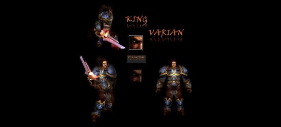 King Varian Wrynn для Warcraft 3
