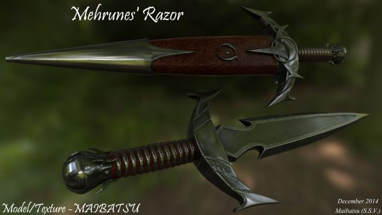 Mehrunes' Razor by MAIBATSU для TES V: Skyrim