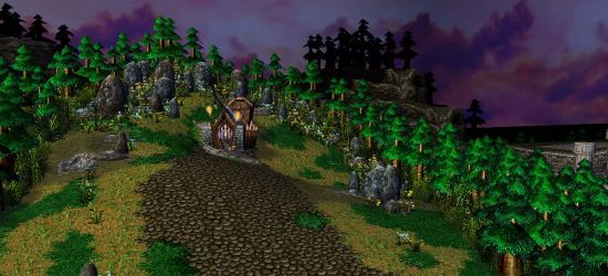 Разрушенная деревня для Warcraft 3