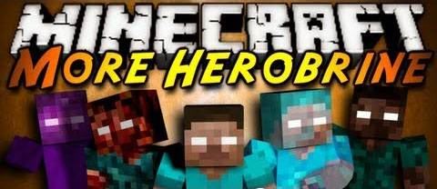 Мод на Херобринов - More Herobrines для Minecraft 1.7.10/1.7.2