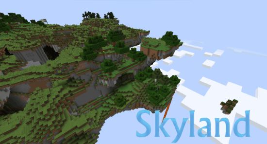 Skyland - Генерация островов мод для Minecraft 1.8/1.7.10/1.7.2