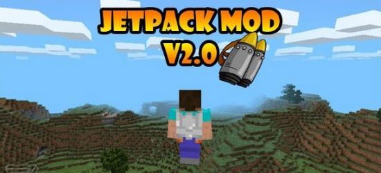 Jetpack - Джетпак и новая броня мод Minecraft PE 0.10.0