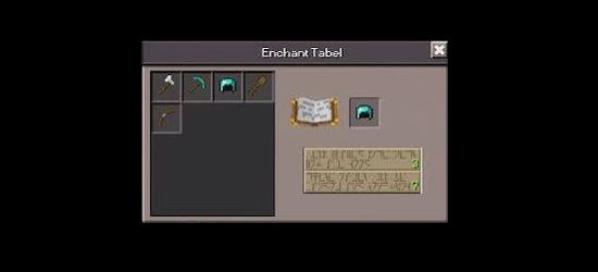 Enchantment table мод для Minecraft Pocket Edition 0.9.5 iOS