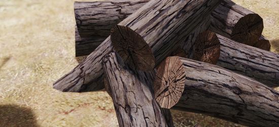Natural Firewood and Tree Barks v 1.0 для TES V: Skyrim