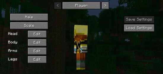 Редактор персонажа для Minecraft 1.8/1.7.10/1.7.2/1.6.4