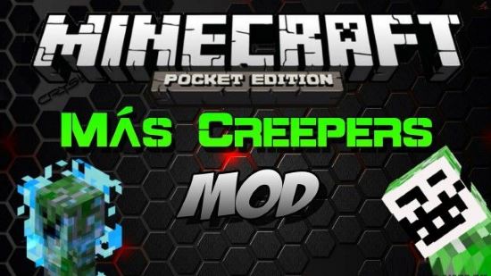 More Creepers - Новые криперы мод для Minecraft PE 0.10.4/0.10.0/0.9.5