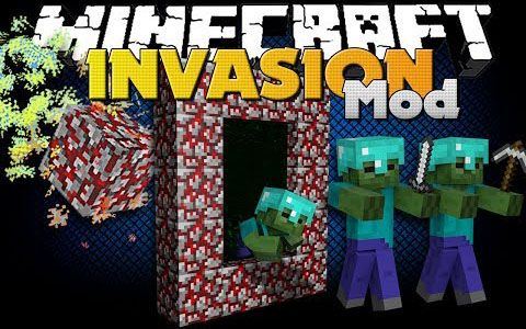 Invasion - Вторжение мод для Minecraft 1.7.10/1.7.2/1.6.4