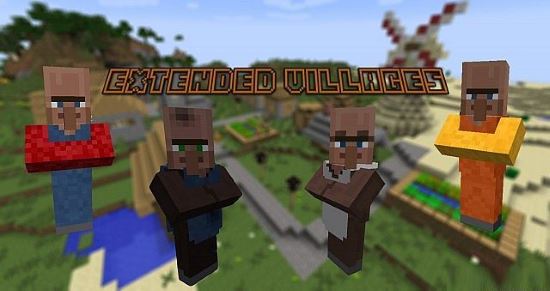 Extended Villages - Улучшение деревень мод для Minecraft 1.7.10/1.7.2