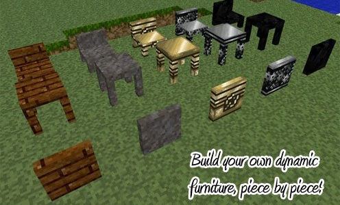 FancyPack - Мебель и декор мод для Minecraft 1.7.10