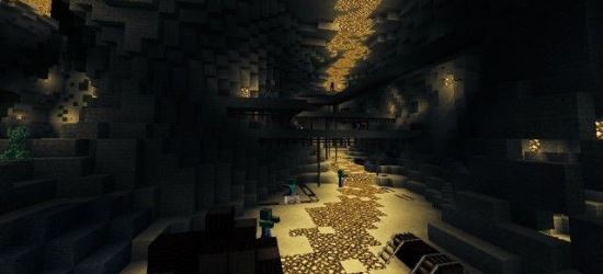 "Пещеры" Карта для Minecraft PE 0.9.5/0.9.х