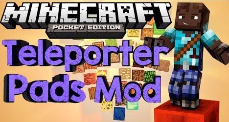 Teleporter Pads - Телепорт пад мод для Minecraft 0.10.4/0.10.0/0.9.5