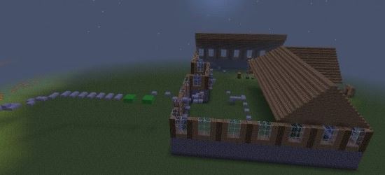 Ночной дом паркура Карта для Minecraft 1.8.2/1.8.1/1.7.10/1.7.2
