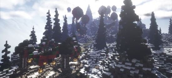 Снежный minecraft Карта для Minecraft 1.8.2/1.8.1/1.7.10/1.7.2