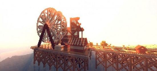 Корнерсайд-Сити Карта для Minecraft 1.8.2/1.8.1/1.7.10/1.7.2