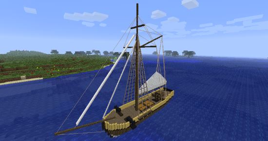 Small Boats - Мод на корабли для Minecraft 1.7.10/1.6.4/1.5.2