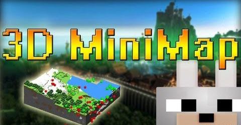 Мод 3D мини-карта для Minecraft 1.7.10