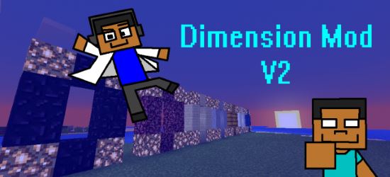 Dimension - Порталы мод для Minecraft PE 0.10.4/0.10.0/0.9.5
