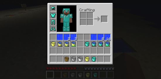 Bucket Craft - Алмазные ведра мод для Minecraft 1.7.10/1.7.2