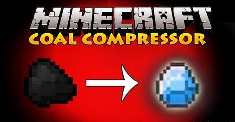 Coal to Diamond Compressor мод для Minecraft 1.7.10