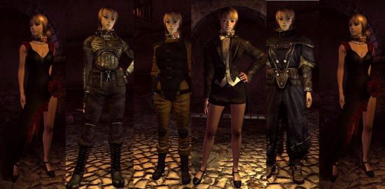 Dead Money Type 3 Outfits для Fallout: New Vegas