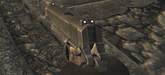 Ретекстур пистолета 45 калибра для Fallout: New Vegas