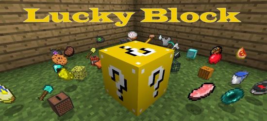 Lucky Block - Блок удачи мод для Minecraft 1.8/1.7.10/1.7.2/1.6.4