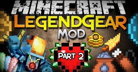 LegendGear 2 мод для Minecraft 1.7.10