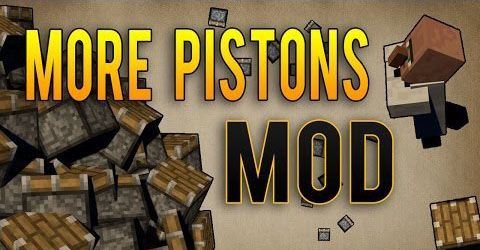 More Pistons мод для Minecraft 1.7.10