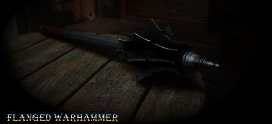 Flanged Warhammer для TES V: Skyrim