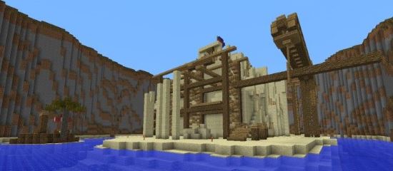 Паркурный замок Карта для Minecraft 1.8.2/1.8.1/1.7.10/1.7.2