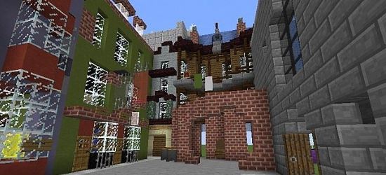 Цветной город Карта для Minecraft 1.8.2/1.8.1/1.7.10/1.7.2