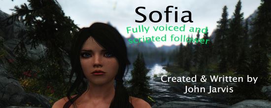 Новый компаньон София / Sofia - The Funny Fully Voiced Follower для TES V: Skyrim