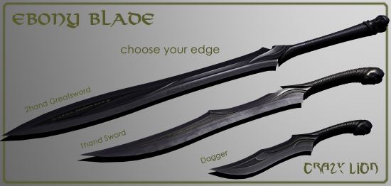 Ebony Blade для TES V: Skyrim