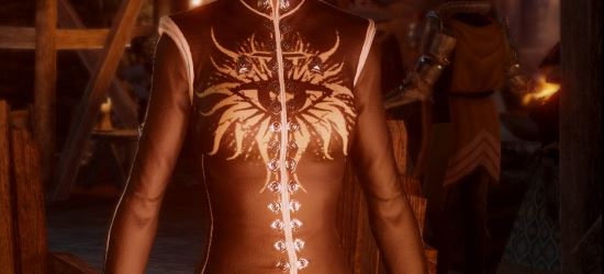 Skyhold Outfit Recolor BlackWhite для Dragon Age: Inquisition