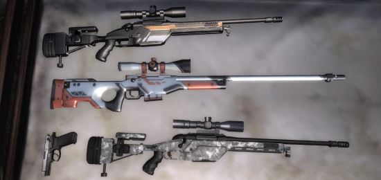 SSG 08, AWP, АК-47, обрез и Форт для Fallout: New Vegas