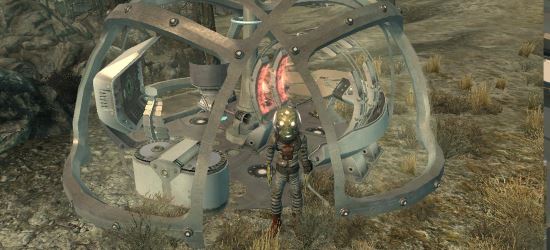 Переносной лагерь в стиле пришельцев для Fallout 3