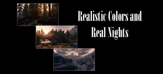 Улучшенные цвета и реалистичные ночи RCRN для TES V: Skyrim