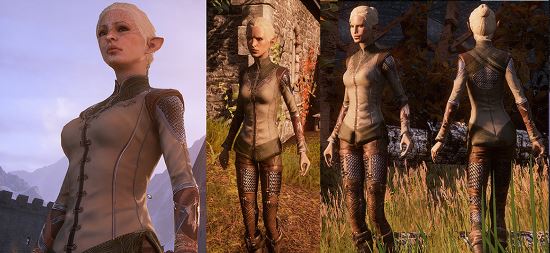 Dalish Elf Skyhold Outfit Retextures для Dragon Age: Inquisition
